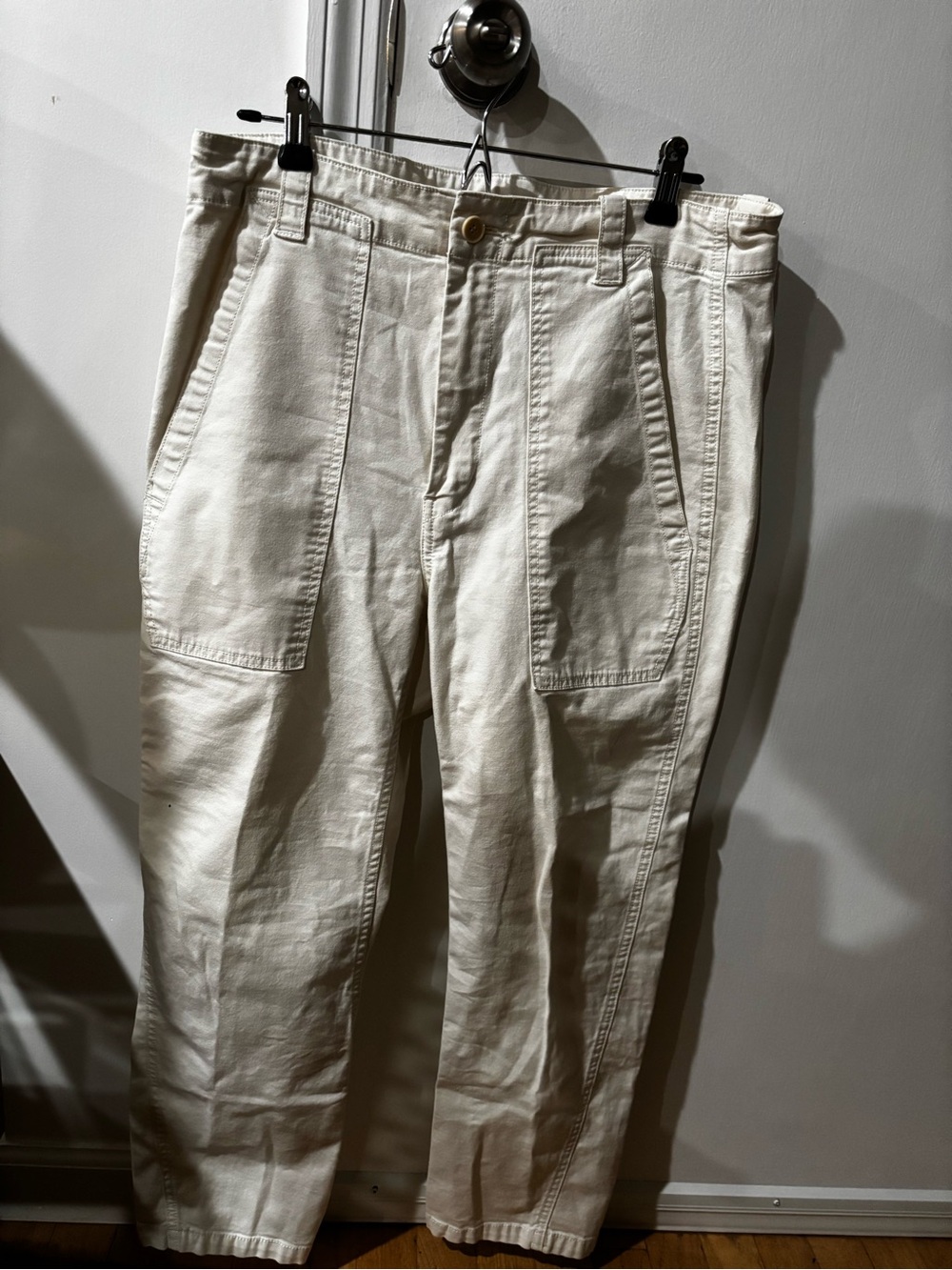 Vince Cream Utility Cargo Pants